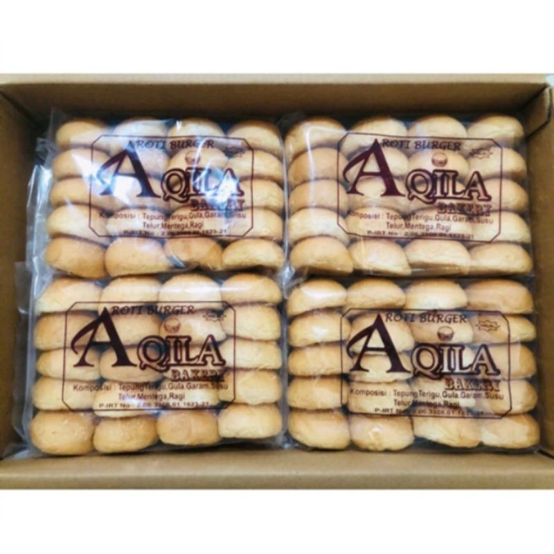 

Aqila Roti burger mini kecil isi 20biji