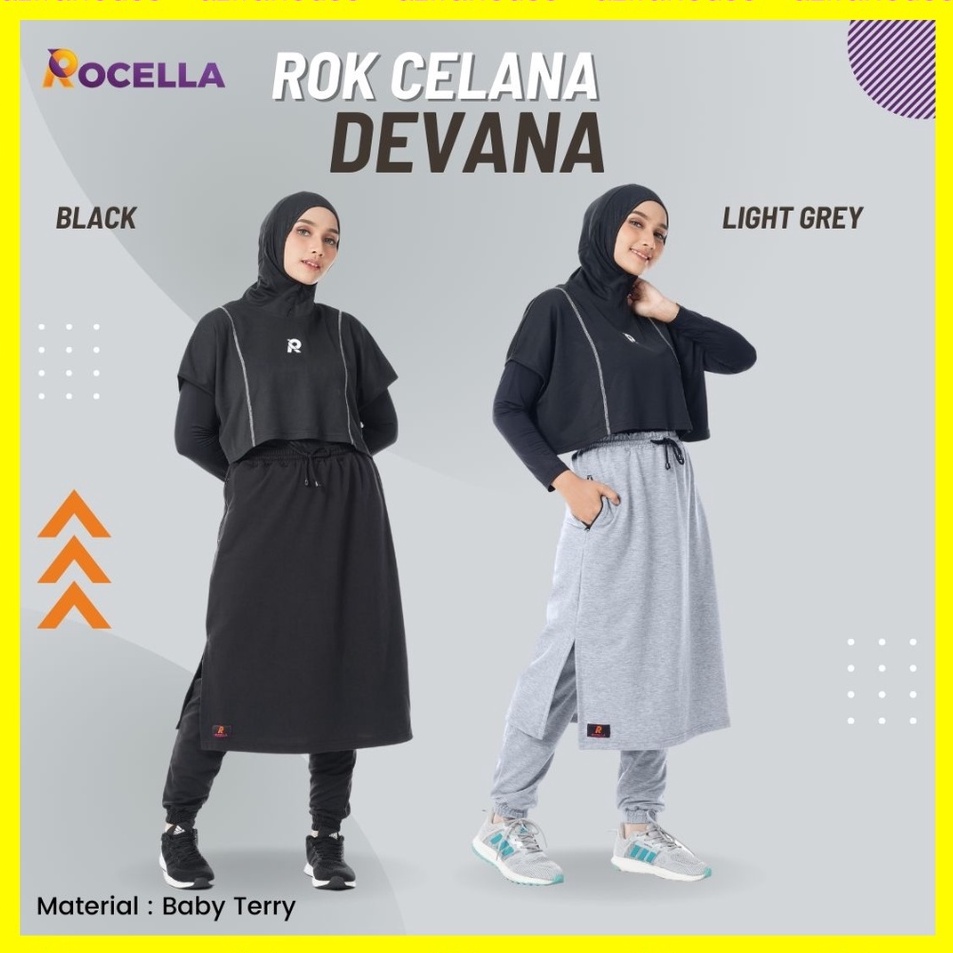 Super Shopping  Rok Celana Devana dan Hijab Gloria Hijab Xena Rocella Rok Celana Olahraga Wanita Mus