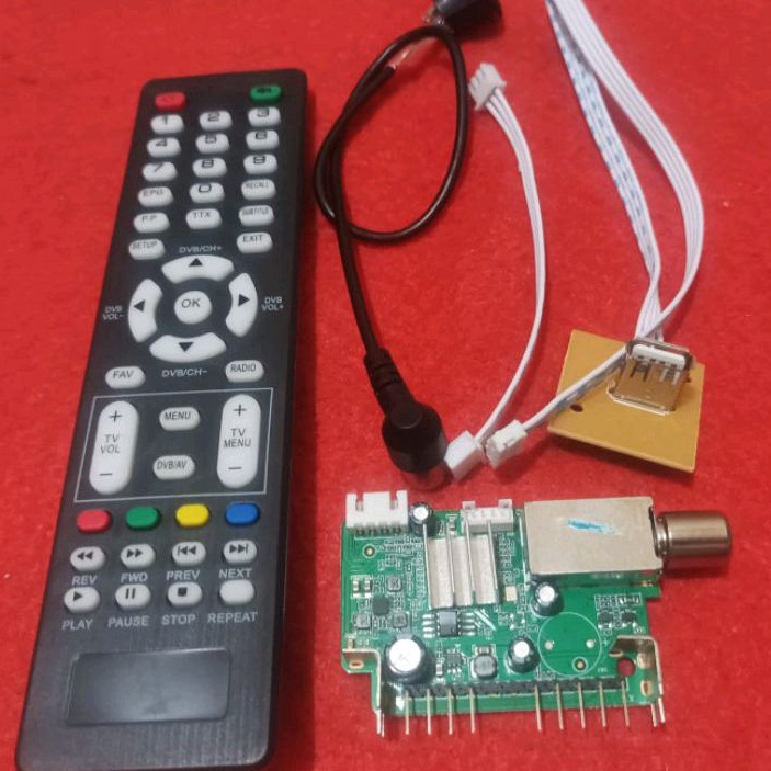TUNER DIGITAL TV UNIVERSAL KIT UPGRADE TUNER DVB TV TABUNG LCD LED