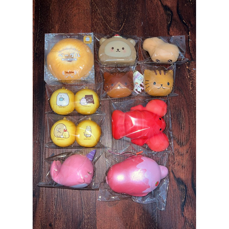 FLASH SALE SQUISHY LICENSED CHINA, KOREA, TAIWAN, HK (Hugh Cool, Kiki, Mido, Slisli, Chameleon, Vlam