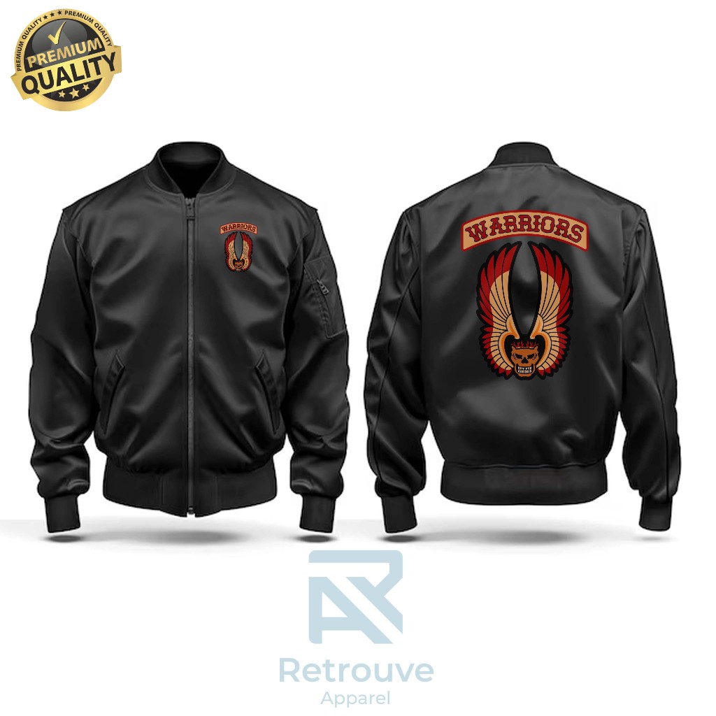 Jaket Bomber The Warriors   Jaket Bomber Pria