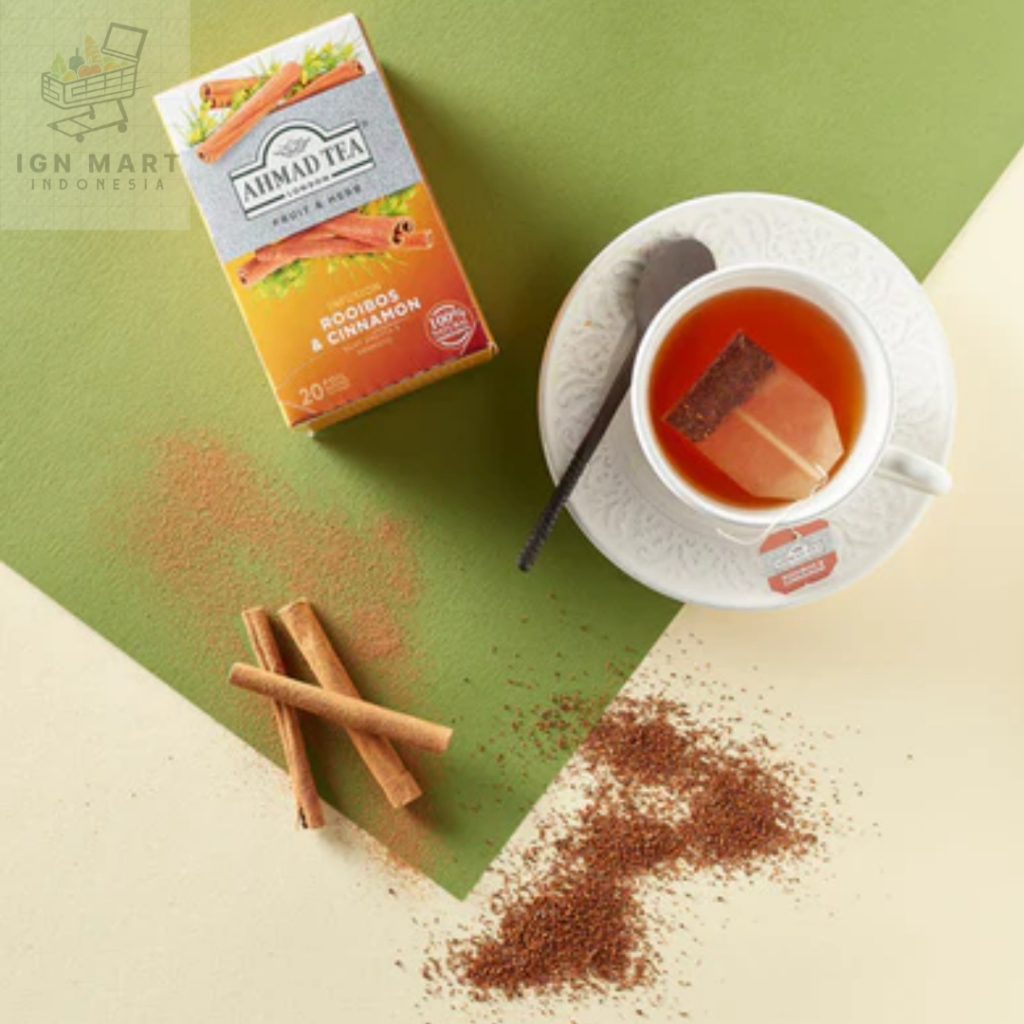 

Tea / Teh Ahmad Tea Rooibos and Cinnamon Infusion - Caffeine Free Tea