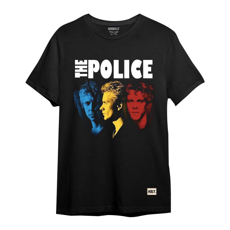 Kaos THE POLICE Musik Band Rock Classic Plastisol