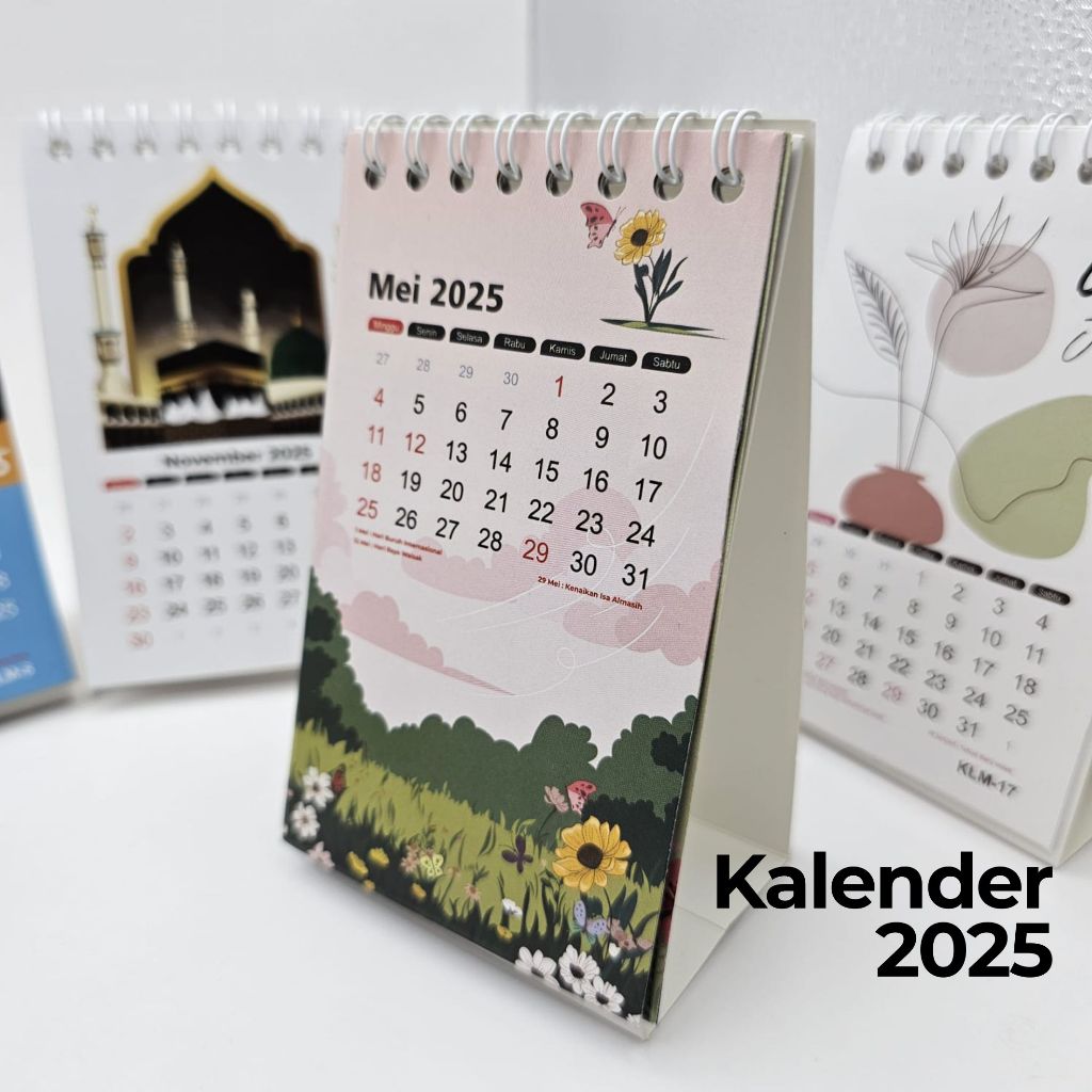 

Kalender Meja Mini - kalender 2025 aesthetic - kalender estetik