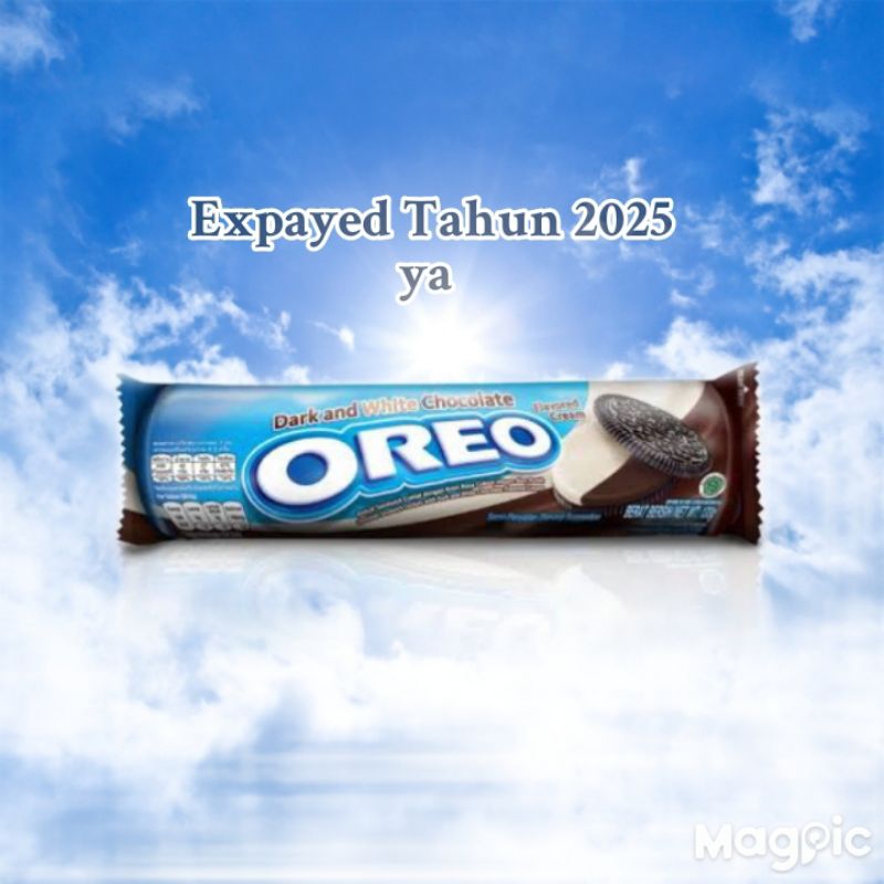 

Oreo Biskuit Dark & White Chocolate Dengan Kemasan 119,6 Gram