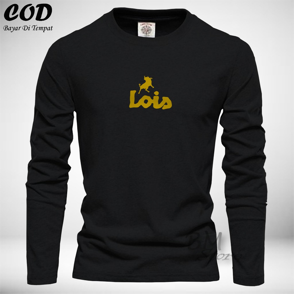 BM Store88 - Kaos Unisex Lengan Panjang Kaos Keren Pria Wanita Baju Casual Print Quality - Kaos Leng