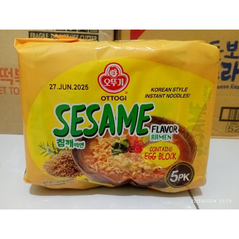 

Ottogi Sesame flavor Ramen multi pack 575g 5 pcs