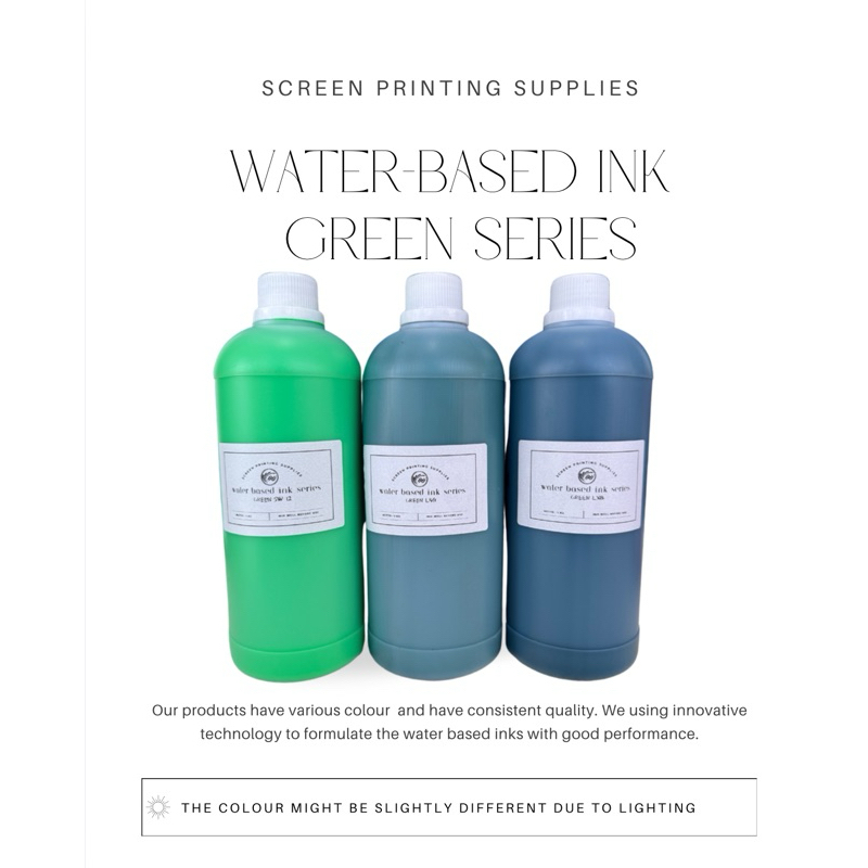 

1KG Biang Cat Sablon Hijau Green SW Green L5G Green LXB