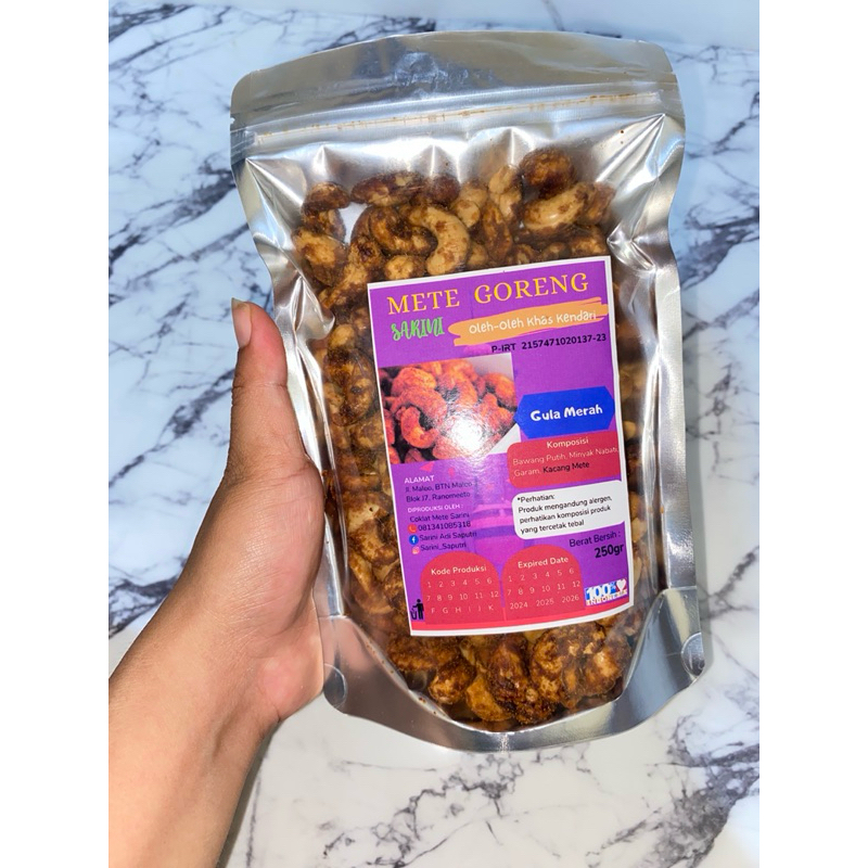 

Mete Goreng Gula Merah 250gr