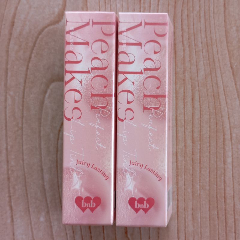 BnB Peach Makes Perfect Lip Tint 3ml 3 ml Shade 01 Paradise Found 06 Brave Enough lip tint awet lemb