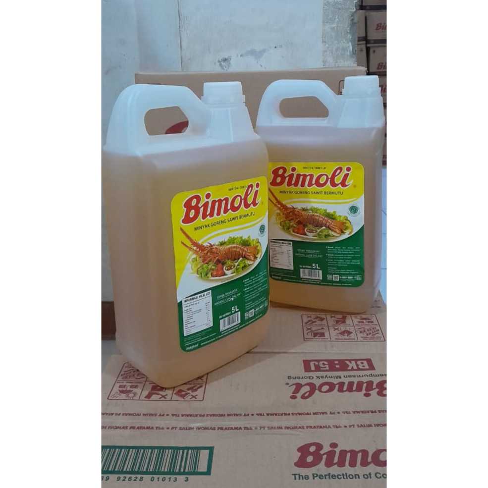 

Minyak Goreng Bimoli 5 liter isi 4 jerigen perdus