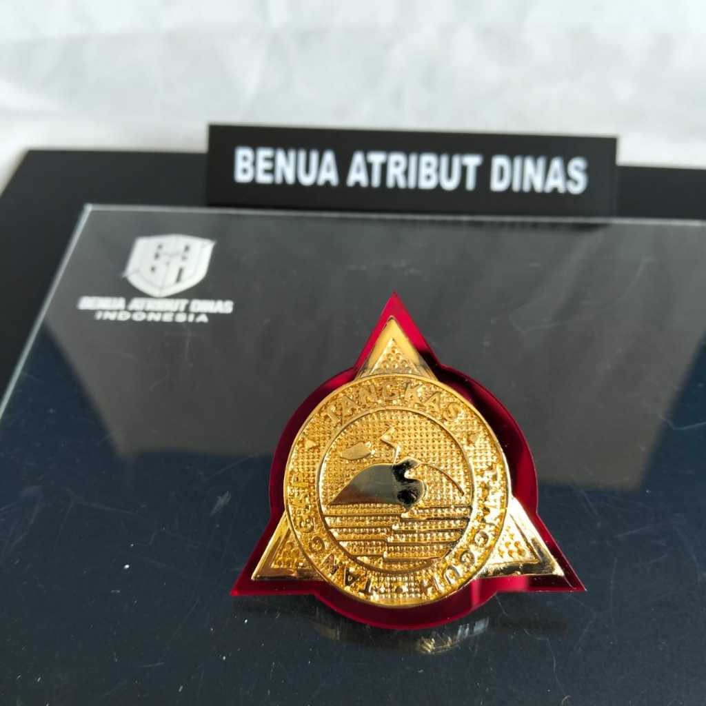 PIN BRIVET BPBD TANGKAS TANGGUH GOLD AKRILIK