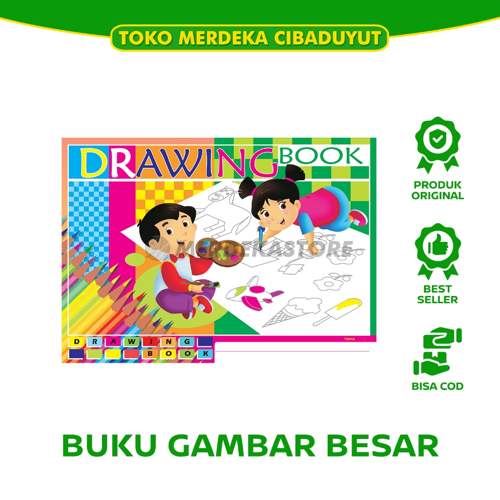 

Buku Menggambar / Drawing |20 Hal 37x26 Cm | Penerbit Cahaya Ilmu Bandung