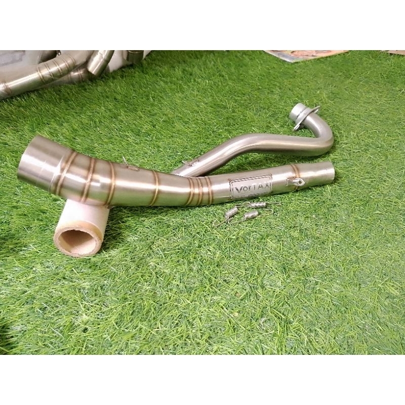 pipa leher Jupiter z header leher knalpot Jupiter z type kolong leheran original vortax inlet 50