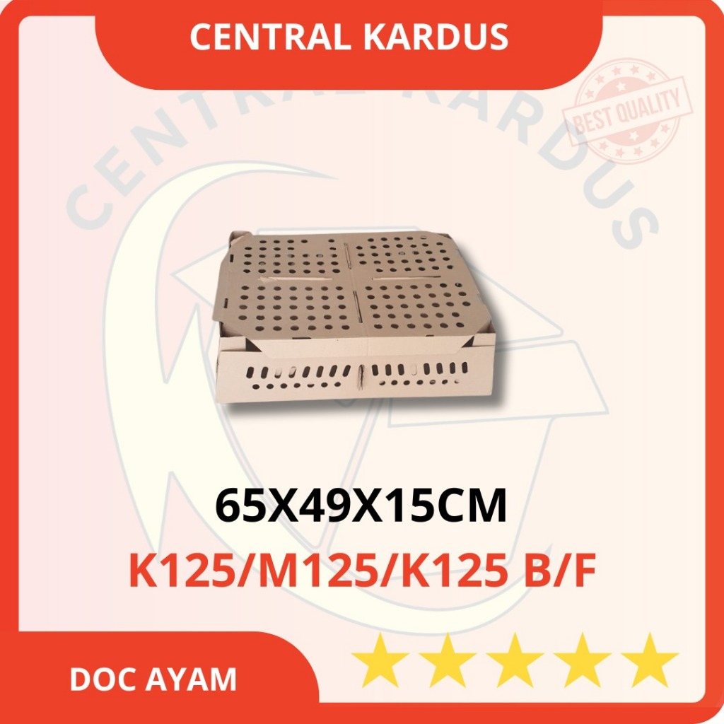 

KARDUS BOX DOC AYAM 100 EKOR UKURAN 65x49x15 CM (MINIMAL ORDER 5 PCS) | Tempat Kardus Anak Ayam | Kardus Ayam | Box Kardus Tebal