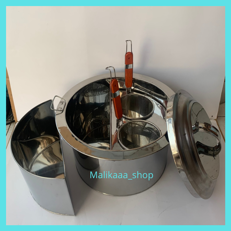 Dandang Mie Kocok Bakso Bulat Bahan Stainless