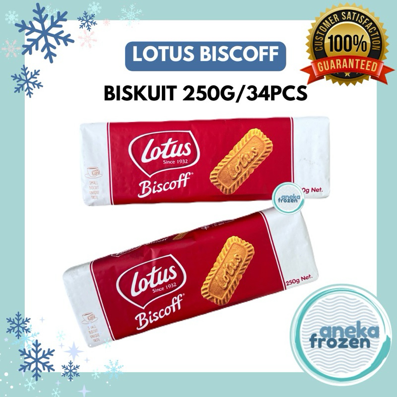 

Lotus Biscoff Caramelized 250 Gr isi 34pcs aneka frozen malang Biskuit Karamel Lotus Biscoff Belgia [isi 34 pcs = 250 gr]