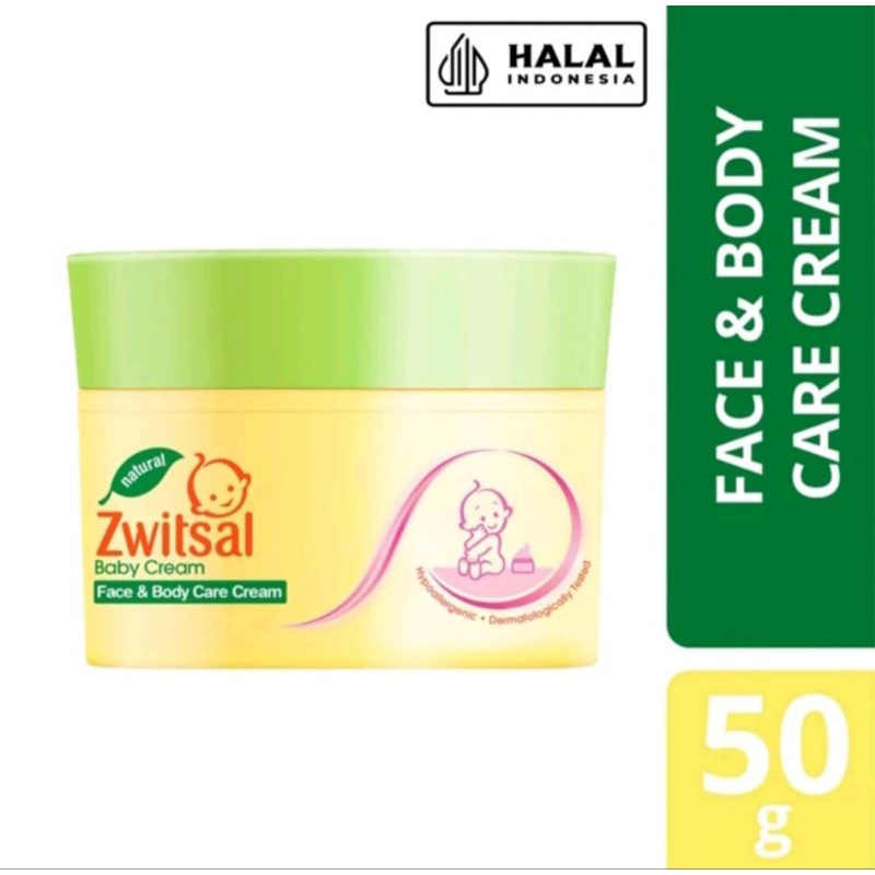 ZWITSAL Baby Cream / Zwitsal Baby Face and Body Care Cream - Chamomile & Vitamin E 50 g / Zwitsal pe