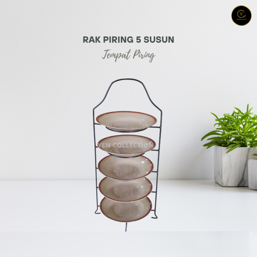 Yen Tentengan Piring Hajatan Tentengan Piring 5 Susun Tempat  Piring Besi