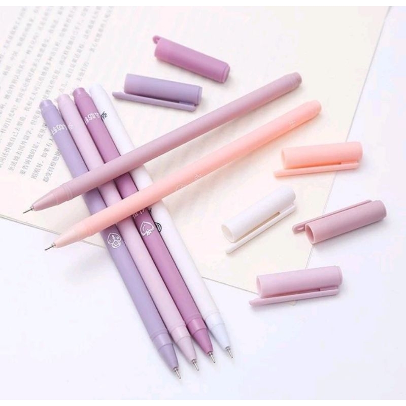 

Pulpen Gel 0.5mm isi 6 pcs