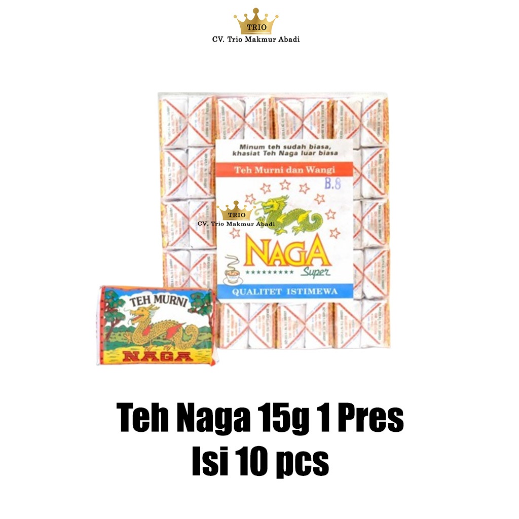 

Teh Naga 15g 1 Pres Isi 10 Pcs