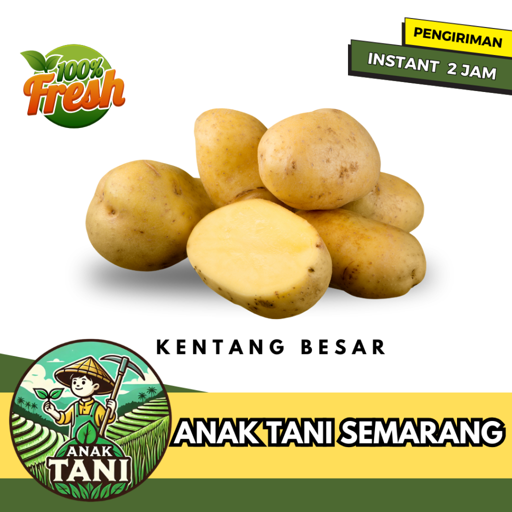 

[ANAK TANI] KENTANG BESAR SEGAR SIAP KIRIM INSTANT AREA SEMARANG