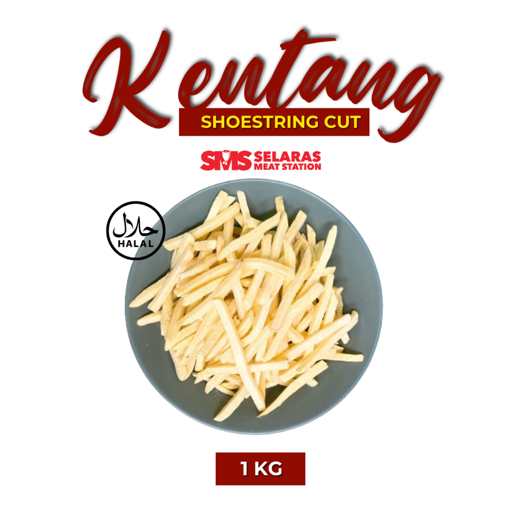 

Kentang Shoestring Cut 1 Kg Frozen Tangerang
