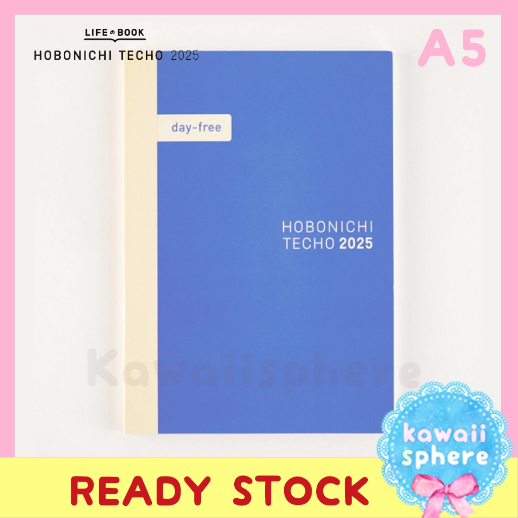 

Hobonichi Techo 2025 A5 Day-Free | Hobonichi 2025 | Ready Stock Handcarry Jepang