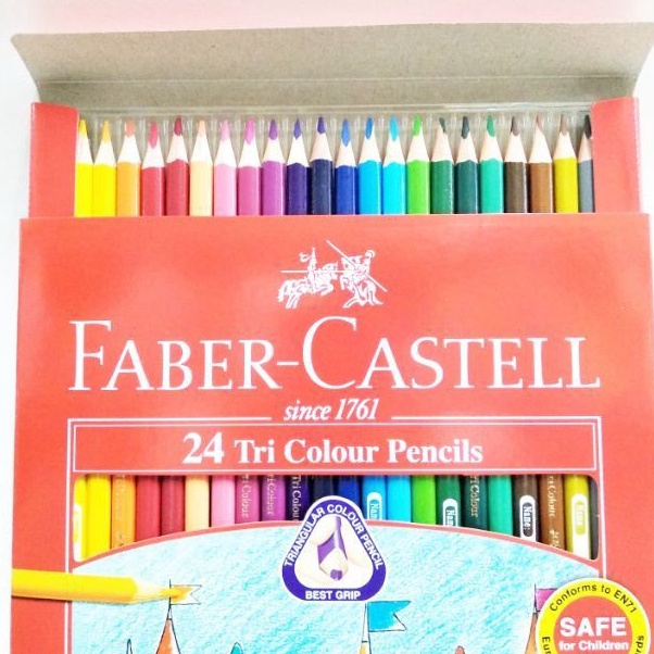 

KODE R43Z Pensil Warna Faber Castel 24C TriAngular Panjang