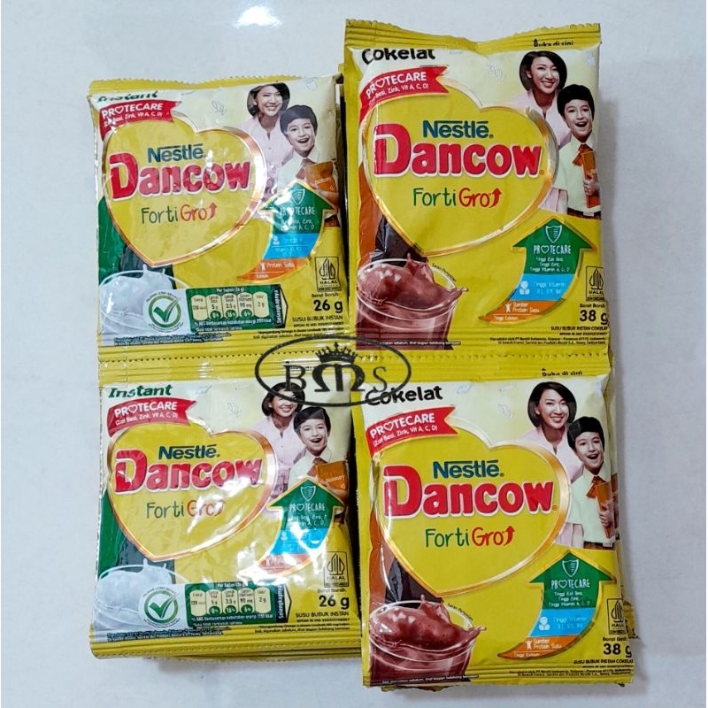 

Susu Dancow Fortigro Rentengan Ori @26gr x 10 / Cokelat @38gr x 10