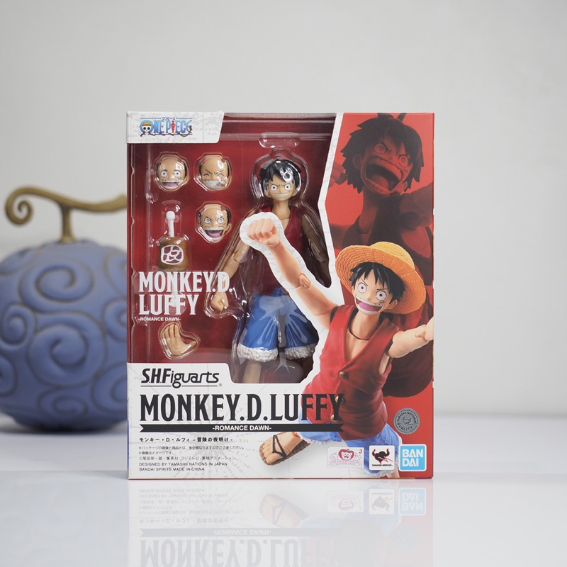 One Piece S.H.Figuarts SHF Monkey D Luffy Romance Dawn Pre Time Skip Bandai Spirits Tamashii Nations