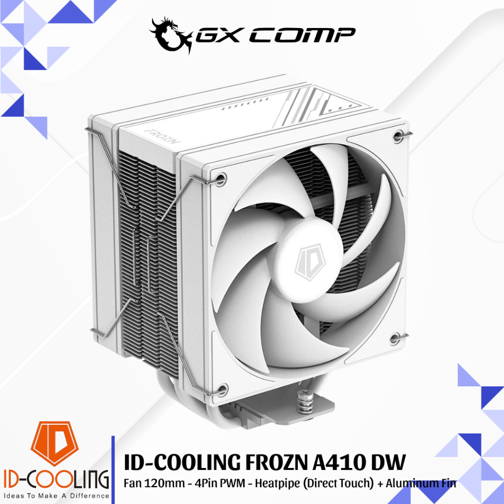 ID-COOLING FROZN A410 DW - CPU Cooler Dual Fan 4 Heatpipe AMD Intel