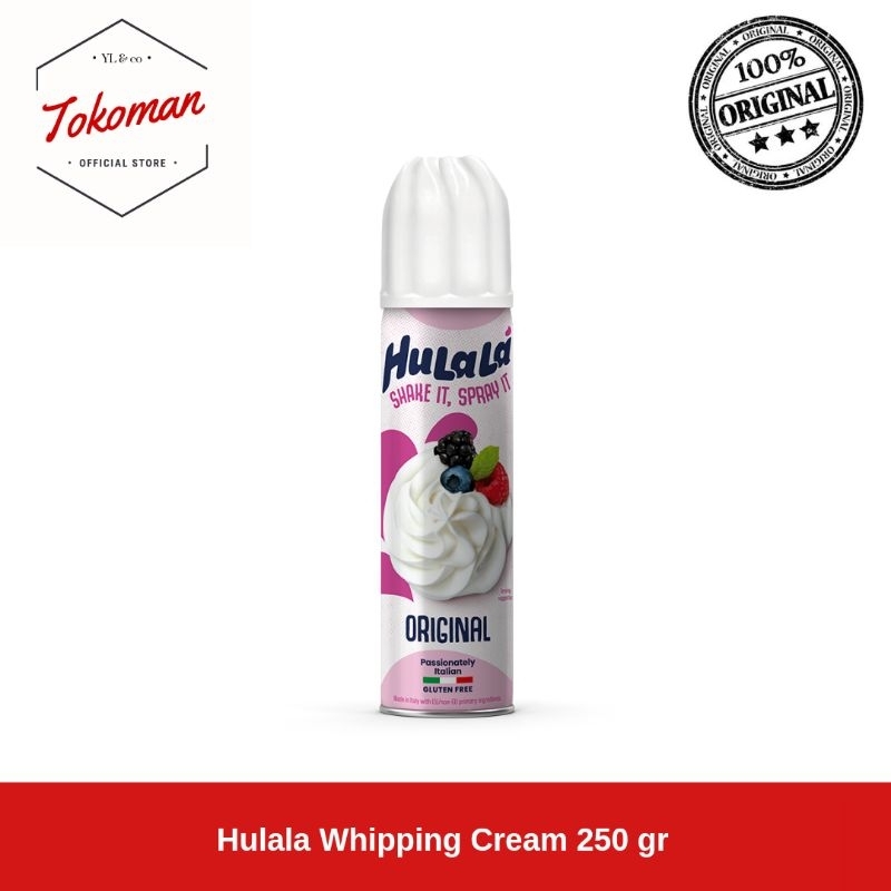 

Hulala Whipping Cream Aerosol Spray 250gr / 250 gr