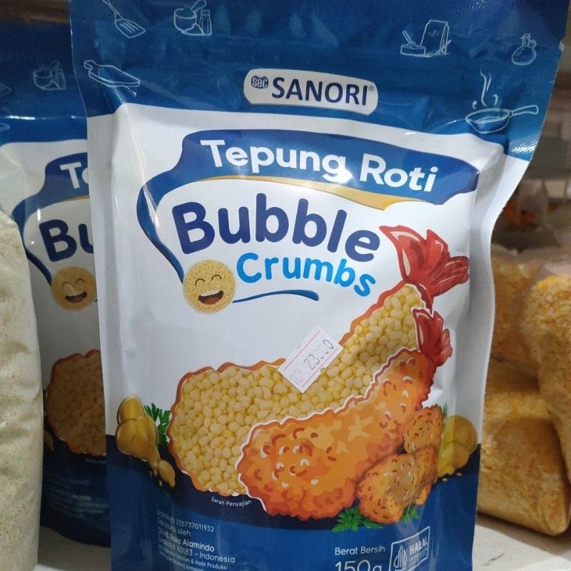 

SBC Sanori Tepung Roti Bubble Crumbs kemasan 150gr