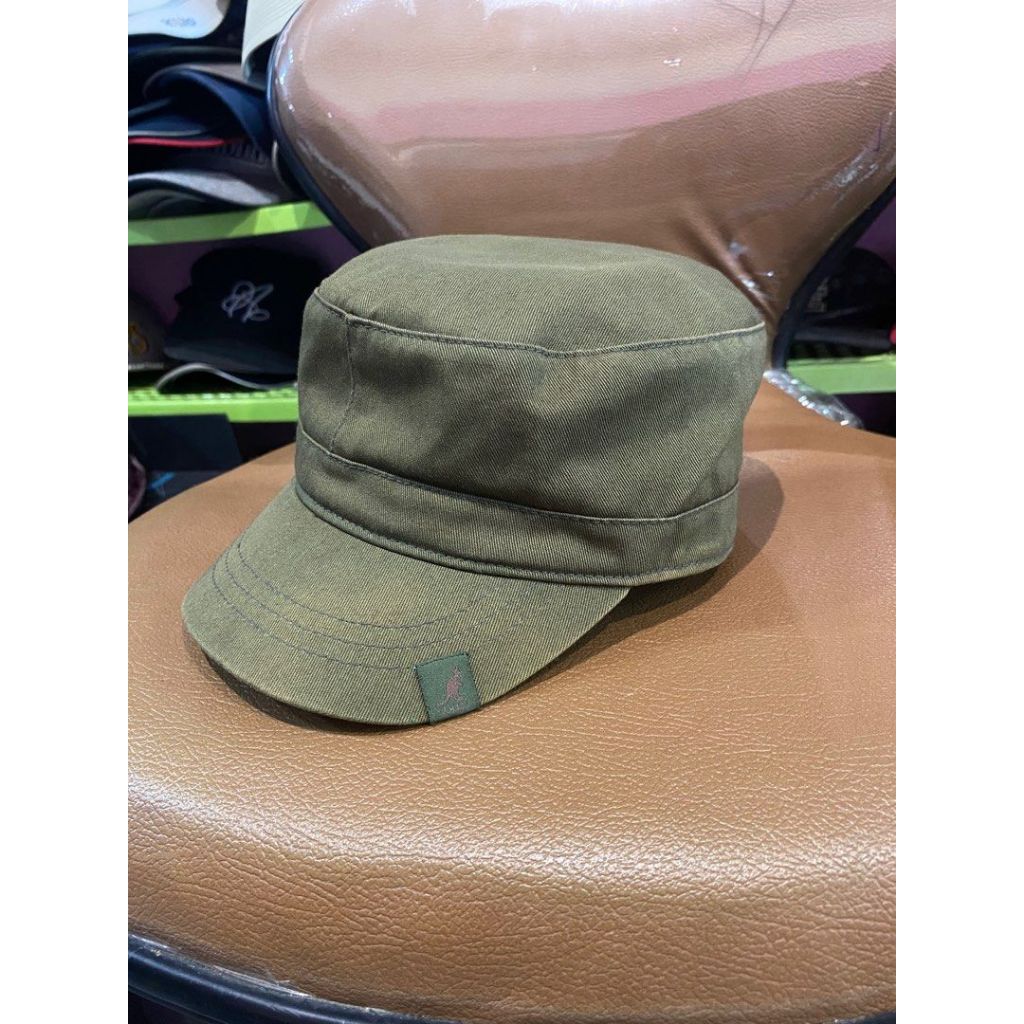 Topi komando Kangol original hijau army