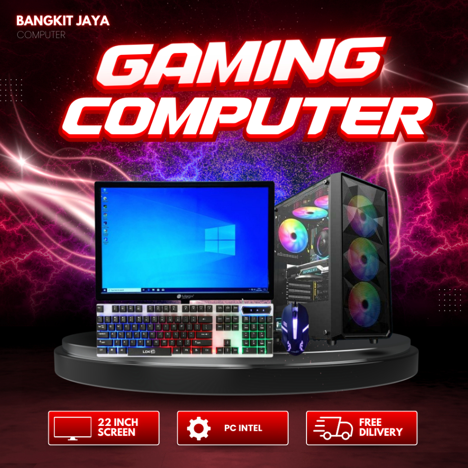 PC GAMING CORE I7 MONITOR 22 INCH