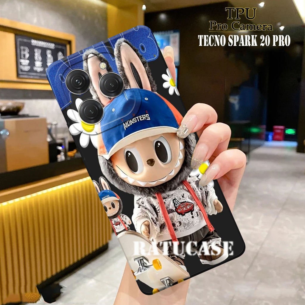 CASE TECNO SPARK 20 PRO SPARK 20 SPARK 20C - Softcase Pro Camera Tecno Spark 20 MOTIF  Case Pro Came