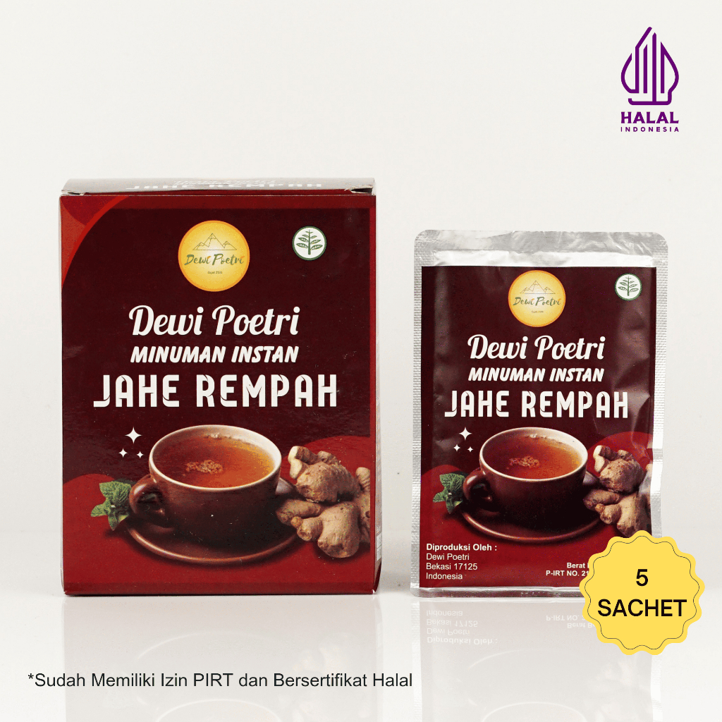

Minuman Instan Herbal Dewi Poetri Jahe Rempah