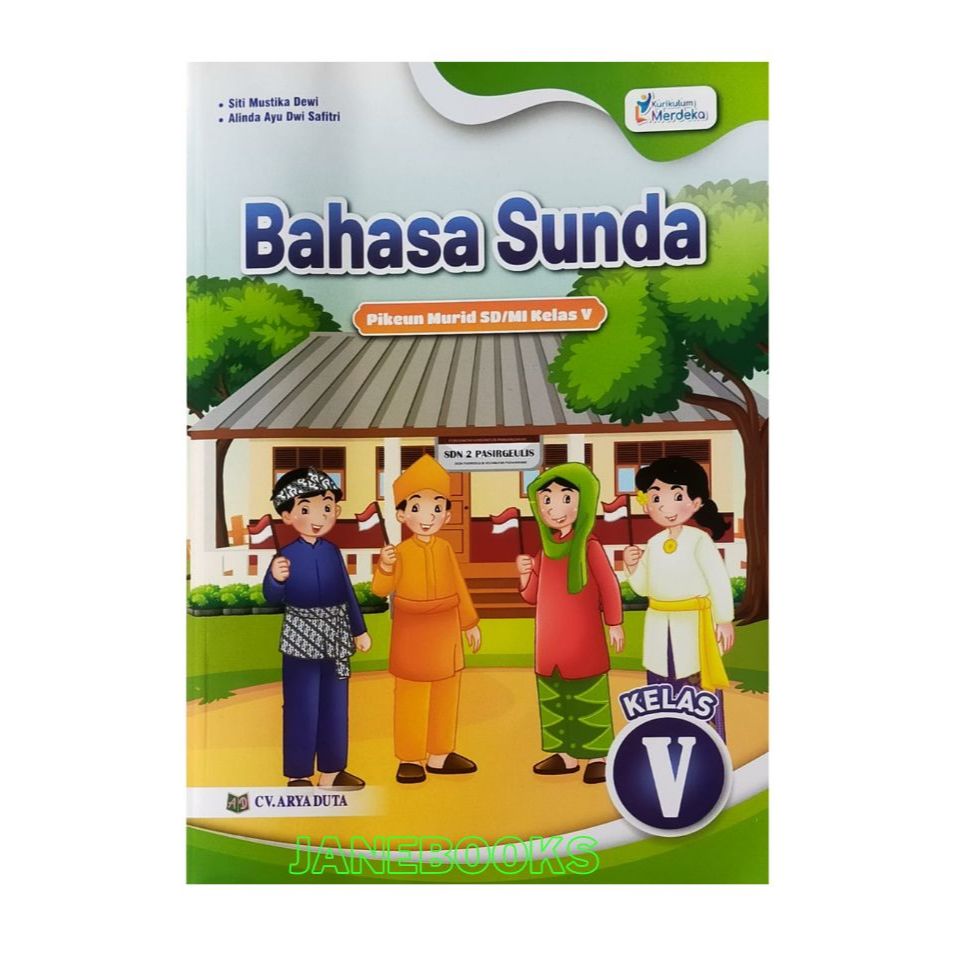 Buku Bahasa Sunda Kelas 5 Kurikulum Merdeka Penerbit Arya duta