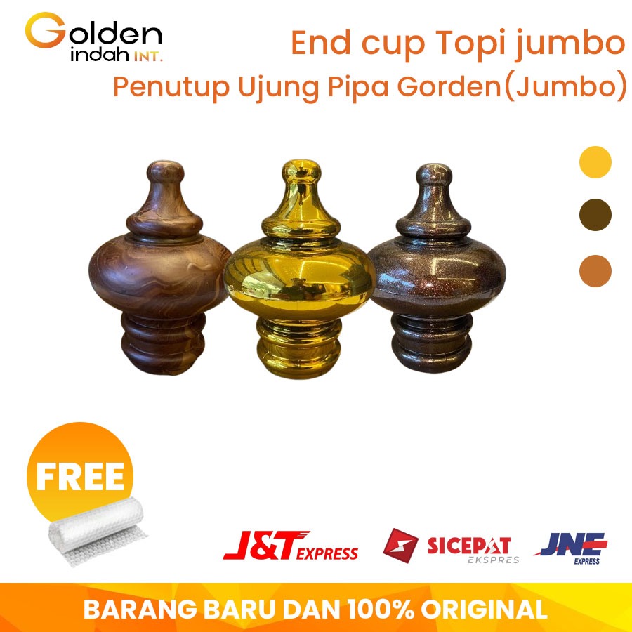 END CUP TOPI JUMBO/PENUTUP UJUNG TIANG PIPA/TUTUP PIPA GORDEN/JUMBO