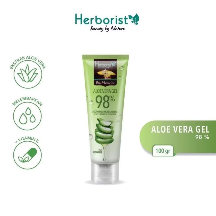 Herborist Aloe Vera Gel Tube 100gr - Aloe Vera Herborist