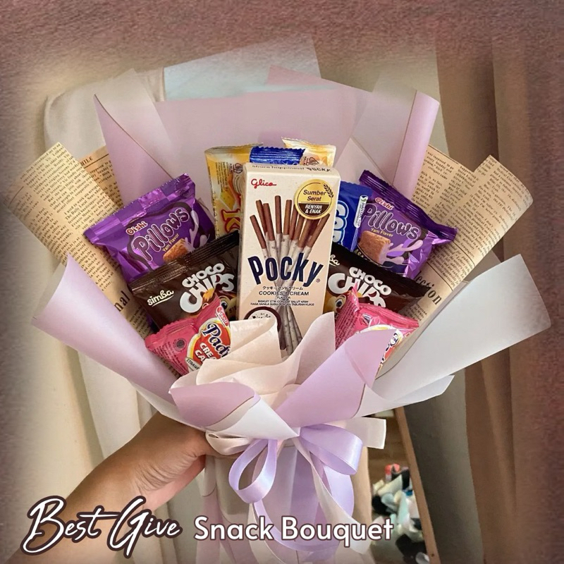 

(Best gift) Snack Buket Ungu Murah