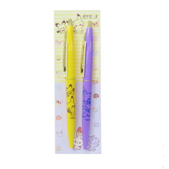

Pokemon Gold Clip Ball Pen Set Sweets Shop Pokepeace