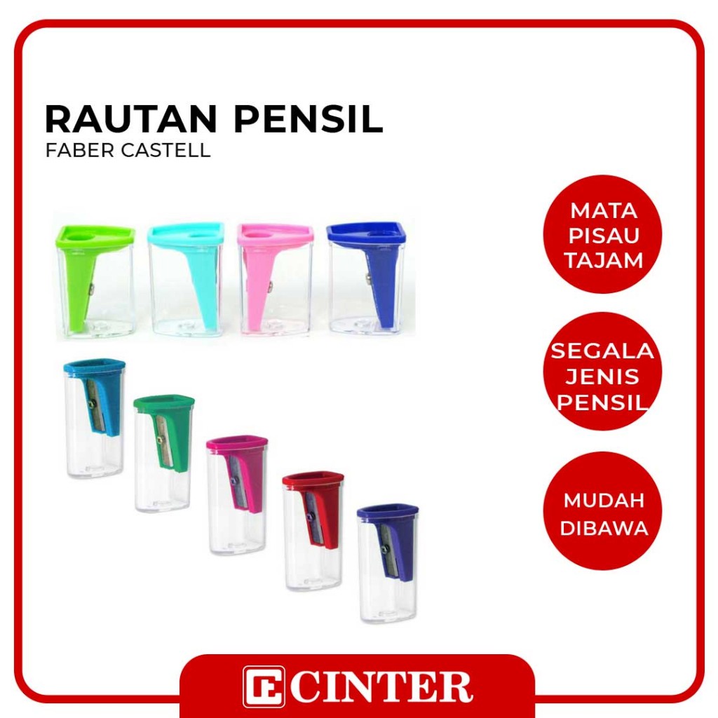 

FABER CASTELL - PERUNCING / RAUTAN / SHARPENER / RAUTAN PENSIL