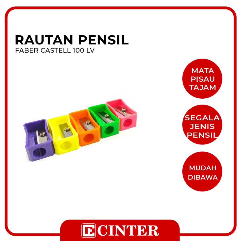 

FABER CASTELL - PERUNCING / SERUTAN / PERAUT PENSIL 100 LV