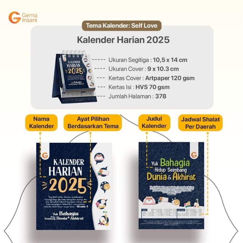 

Kalender Meja Harian 2025 (Kalender tahun 2025)