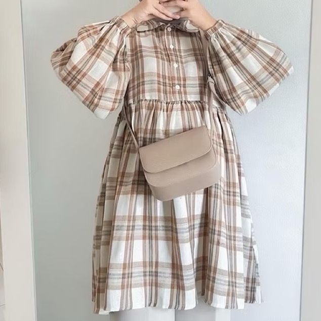 Medina Tunik Flanel / Tunik Flanel Premium/Atasan Kemeja Flanel Kekinian