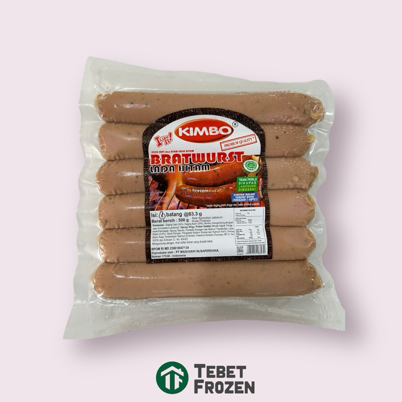 

KIMBO SOSIS JUMBO BLACKPEPPER 500GRAM - TEBET FROZEN