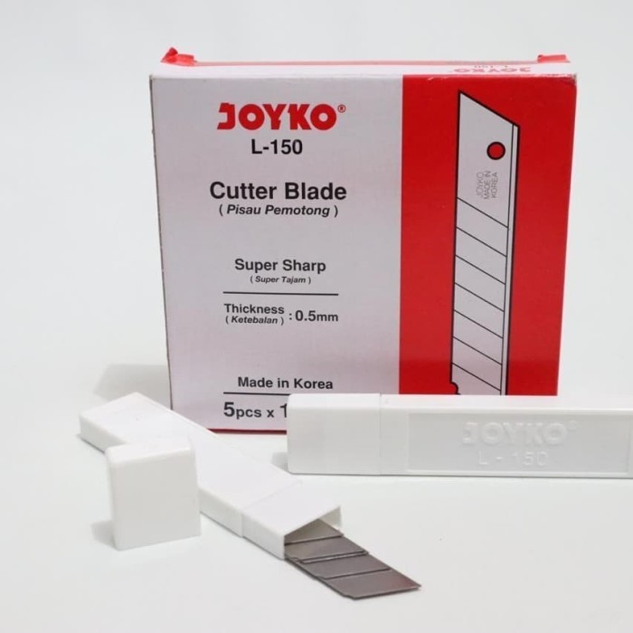 

JOYKO ISI CUTTER REFILL CUTTER ISI KATER SILET TYPE L-150 ISI 5 MATA PISAU