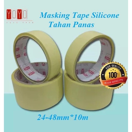 

[TERMURAH] Masking Tape Lakban Kertas Isolasi Kertas 10M